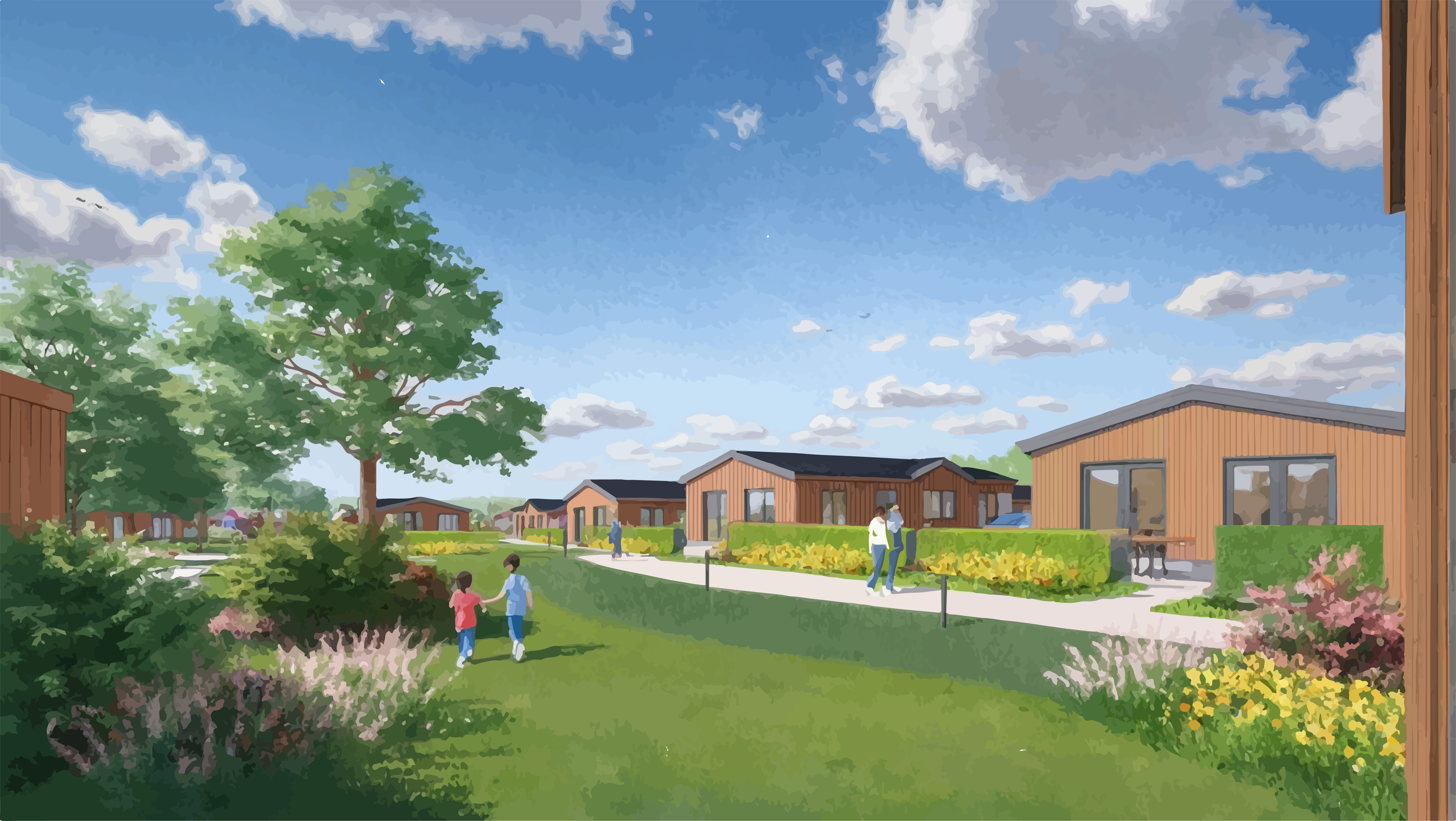 Artwork of the vision of Kent park