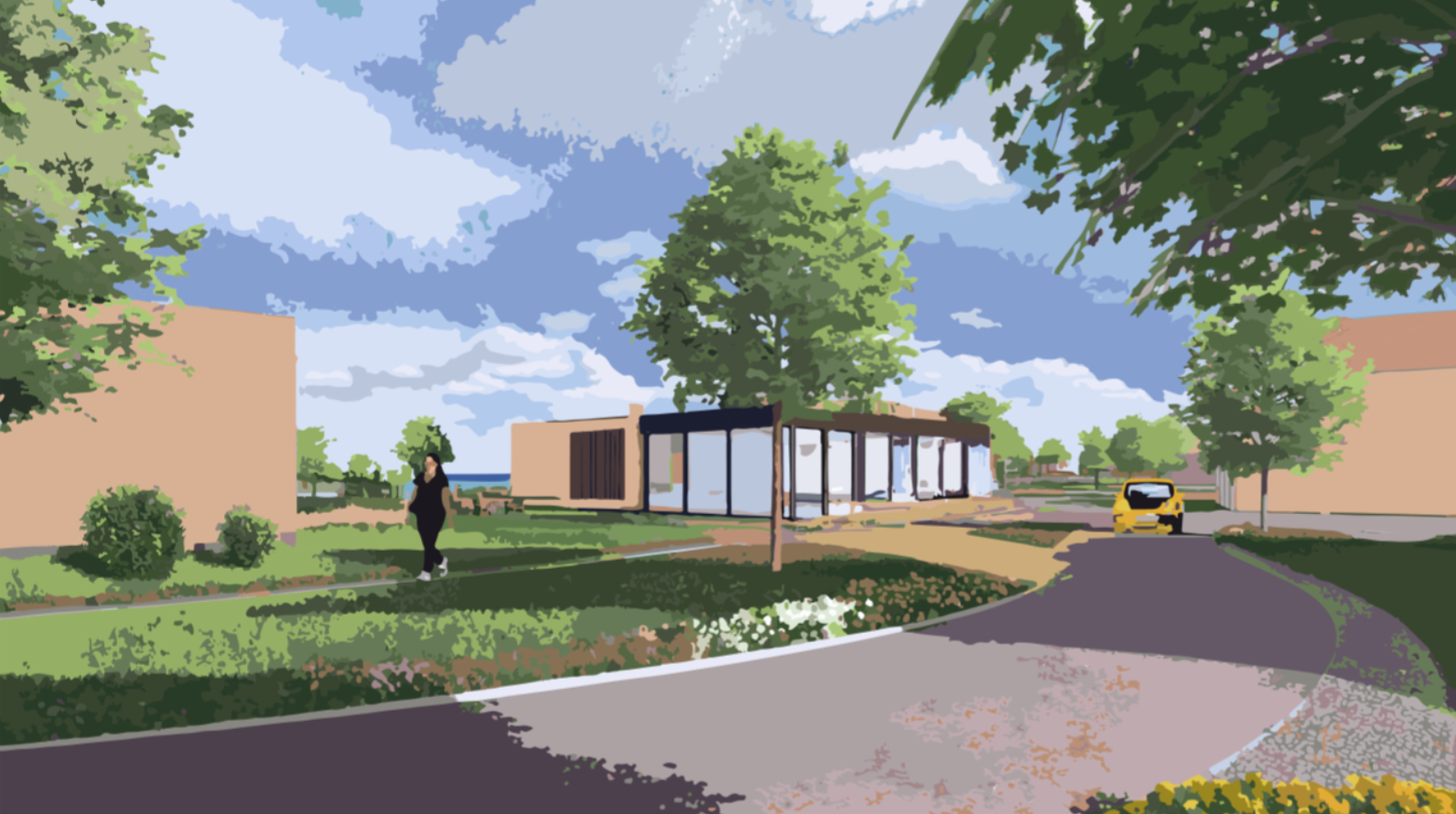 Artwork of the vision of what Kent parks will look like 