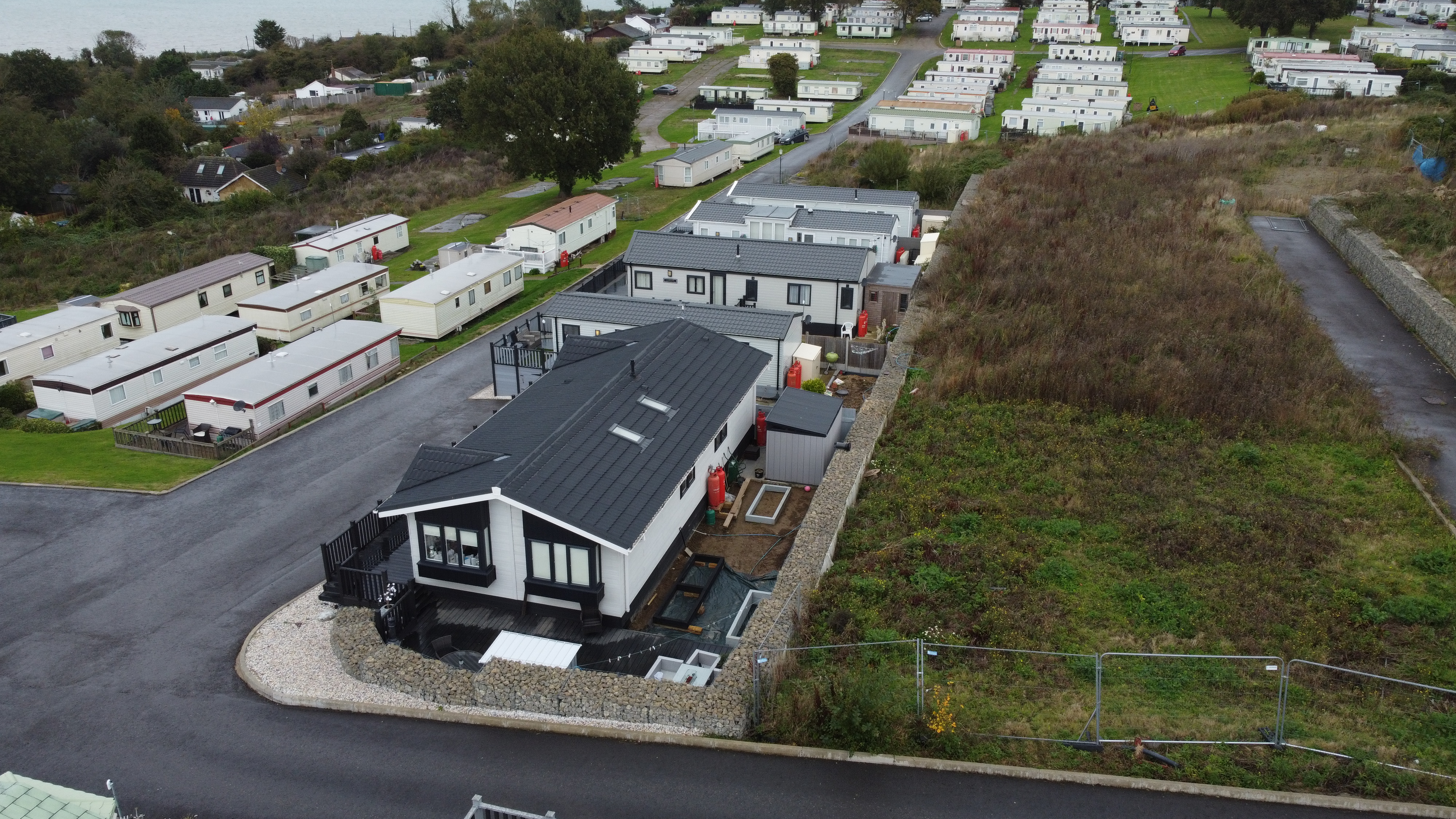 Drone shot of Kent parks