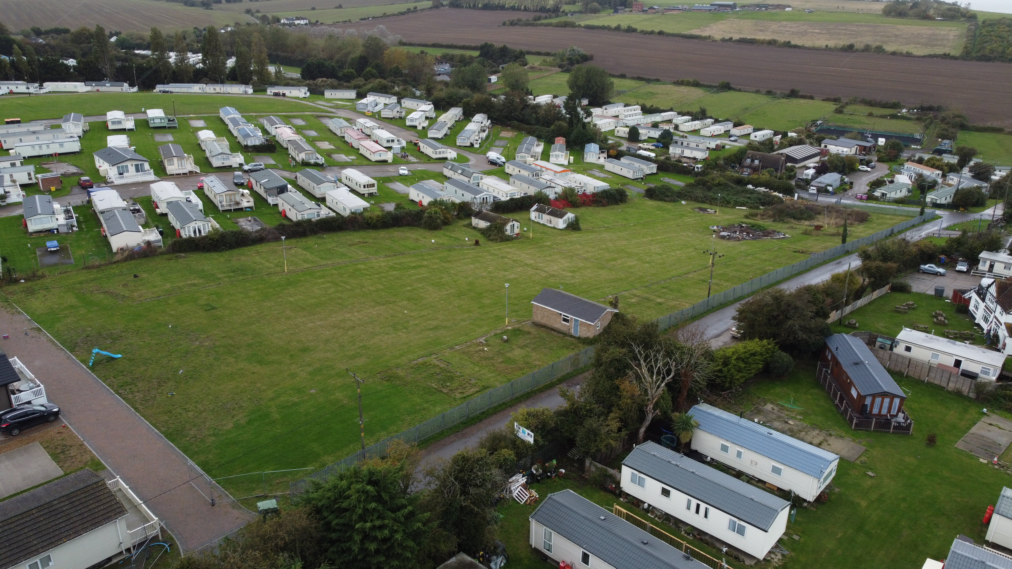 Drone shot of Kent parks 